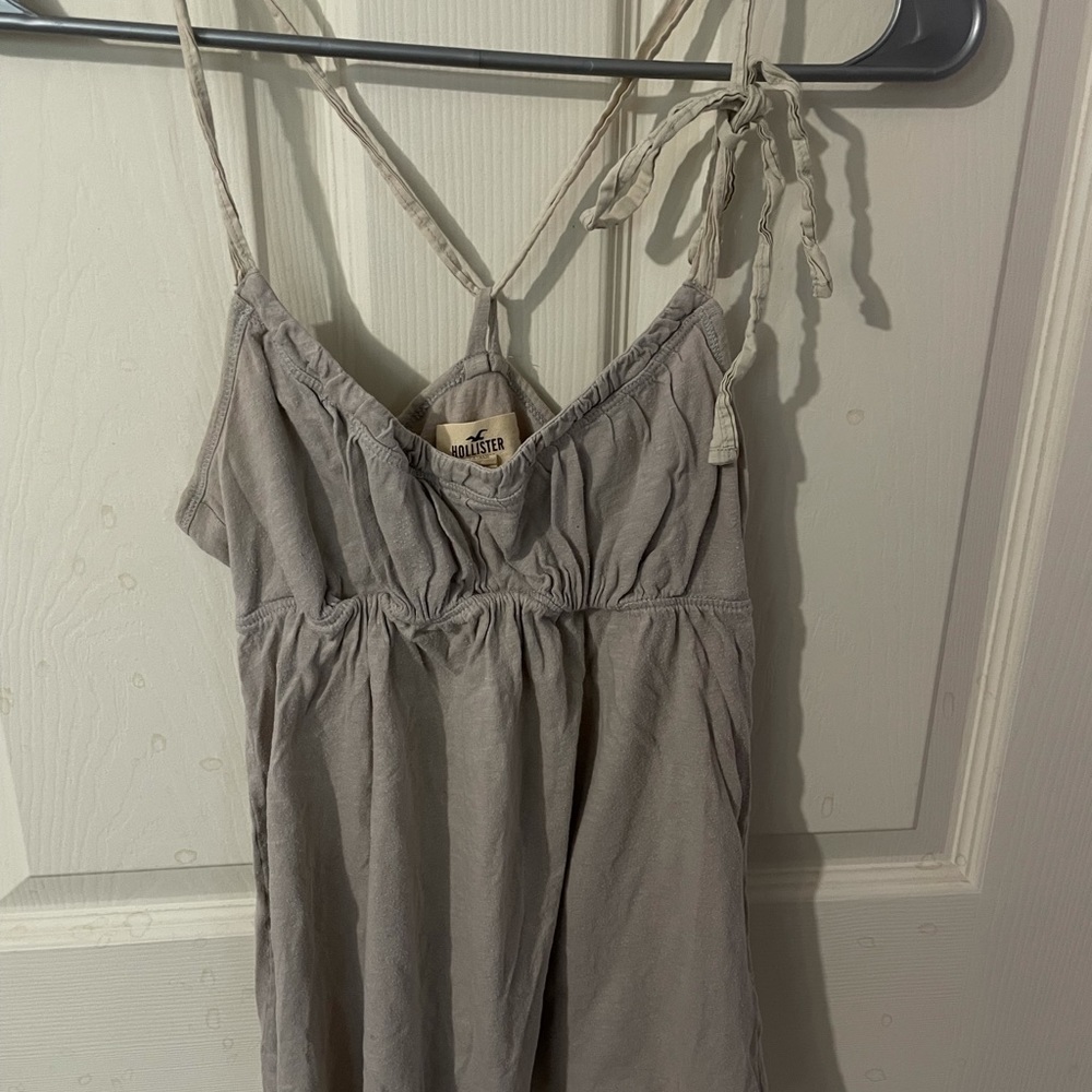 Hollister gray tank top